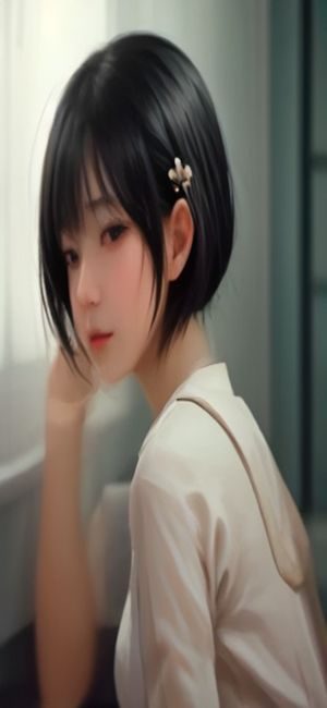 色图 App 个人收藏夹界面，以卡片形式展示用户保存的灵感素材