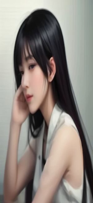 色图 App 搜索筛选界面，顶部为搜索框，下方排列着画风、颜色、方向等筛选标签
